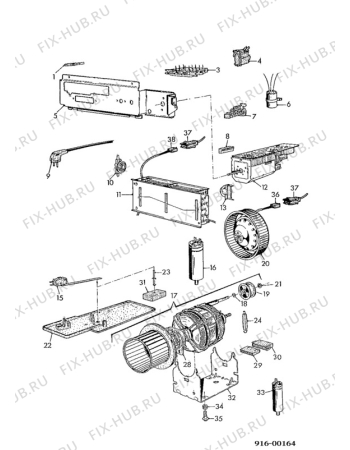 Взрыв-схема стиральной машины Castor C1500CDE - Схема узла Electrical equipment